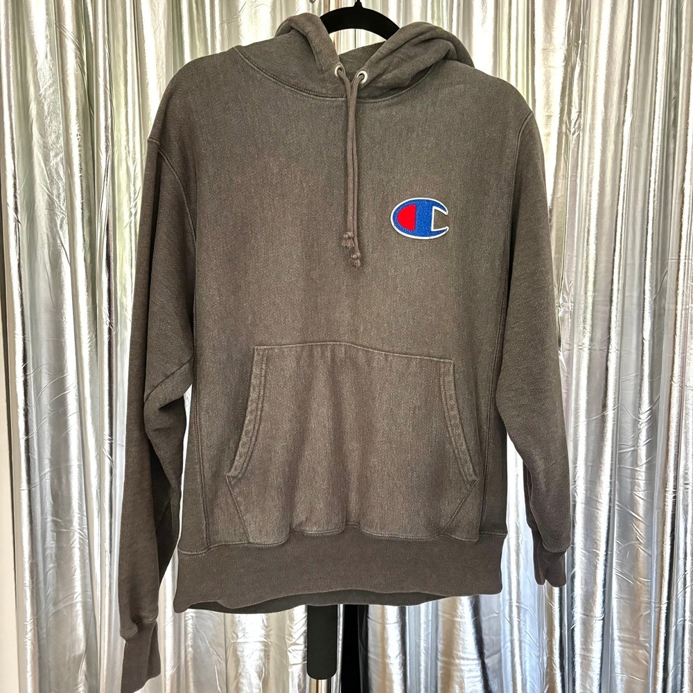 Champion Reverse Weave Faded Gray Hoodie